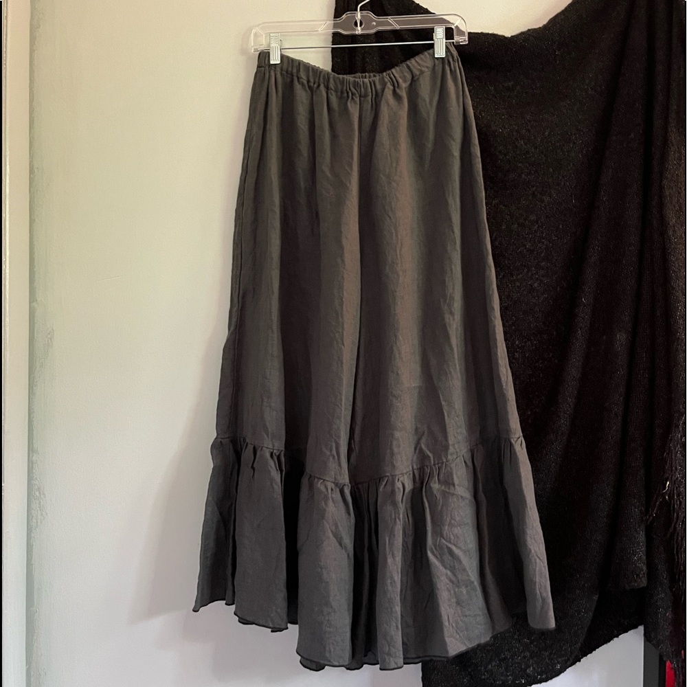 Sarah Clemens Clothing Gray Linen Bloomers M